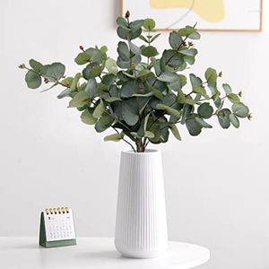 Decorative Flowers 6 Pcs/set Artificial Eucalyptus Stems 30 Inch Realistic Plants For Home Decor Floral Arrangement Party Garland