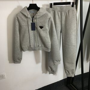 Fashion Cotton Jacket Pants Casual Hooded Sport Tracksuits Outdoor Two Piece Running Coat Pant Par Zipper Jackets Tracksuit