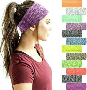 2pc pannband svettband för män kvinnor elastiska sport hårband huvudband yoga pannband huvudkläder headwrap sport träning hårtillbehör y23