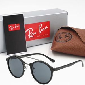 Men Rao Baa Sunglasses Classic Brand Retro Sunglasses Luxury Designer Eyewear RayBan Metal Frame Designers Sun Glasses Woman ML 4266 with box lenses