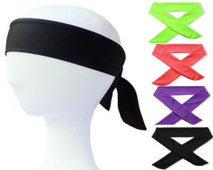 New Universal Sweatband Headband Sweat Bands Sports Safety Stretch Head Hair Band Yoga Basketball Gym Sport Yoga8880945