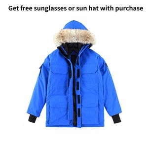 Top Quality Mens Designer Down Jaqueta Canadense Casacos Quentes Bordados Moda Inverno Ao Ar Livre Para Masculino Ganso Parkas