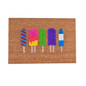 Carpets Compressor Blanket Popsicle Doormat Cute Summer Welcome Mat Decor Outdoor Rug Porch Summertime