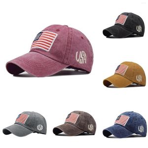 Ball Caps Fashion USA Flag Camouflage Baseball Cap for Men Women Snapback Hat Army American Bone Trucker Wysoka jakość Gorras Hats
