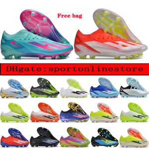 Fußballschuhe X Speedportal.1 SG Metallspikes Fußballschuhe Herren Bequeme Trainer Weiches Leder Messis Starke Fußballschuhe Scarpe Calcio 23,1 Crazyfast