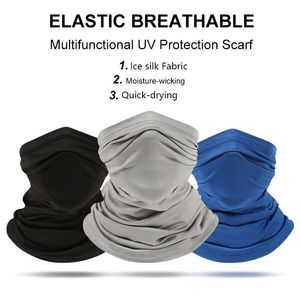 Sleevelet Arm Sleeves UV Protection Scarf Ice Silk Sleeve Set Face Neck Tube Quickdrying Outdoor Fishing Cycling Head Wrap Cover Breathable 230418