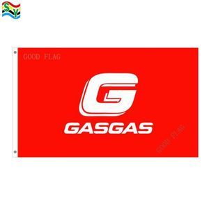 Gasgas flags banner Size 3x5FT 90150cm with metal grommetOutdoor Flag6437948