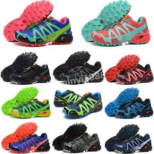 2024 Fashion Running Shoes Speed ​​Cross 3.0 III CS Mens Black Red Vit Dark Blue Apple gul Men Trainers Outdoor Sports Sneakers 40-46 Z11