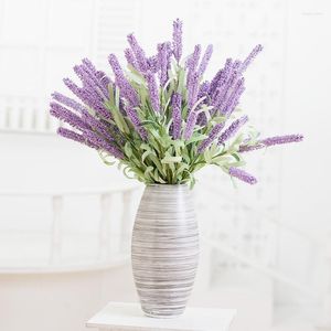 Fiori decorativi Lavanda artificiale Fiori finti Bouquet da sposa Decorazioni per la casa per feste Impermeabile Bellissimo Natale