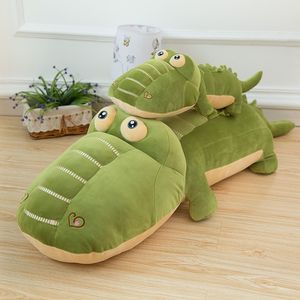 Couple Gift Plush Toy Soft Throw Pillow Large Crocodile Sleeping Pillow Plush Toy For Child Christmas Gift Doll Plush Anime Plushies Cartoon Weight Stuff Animal