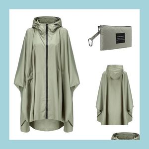 Raincoats Rain Poncho Giacca cappotto con cappuccio per Adts con tasche imbarcazioni per abbigliamento per corrispondenza impermeabile Plus XXL Drop Delive DH7JV