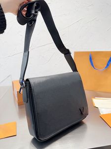 Skórzane męskie torby krzyżowe okręg PM torba na ramię torebka portfel Messenger Bag M46255 N42710 N42711