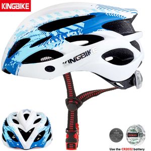 Bisiklet kaskları LED Işık ile Bisiklet Kask MTB Mountain Yol Bisiklet Kaskı Erkekler İçin Erkekler Entegre Kalp Casco Ciclismo Capacete 56-63cm P230419