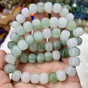 strand he tai cui Jade Stone Beadsブレスレット天然宝石女性のためのジュエリーギフト卸売