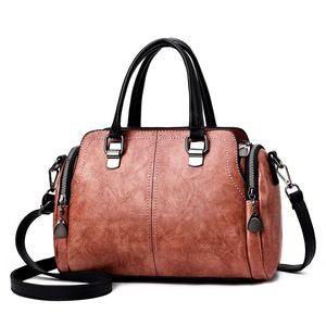 이브닝 가방 Tas Wanita Titrone 2023 Tangan Fashion Baru Bahu Bahu Bahu Ibu Kulit Lembut Kapasitas Besar 230418