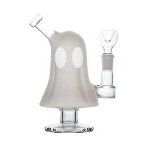 Vintage 7inch Ghost Glass Bong Água fumar cachimbo de água Oil Dab Rigs pode colocar o logotipo do cliente fábrica de vidro original feita por DHL UPS CNE