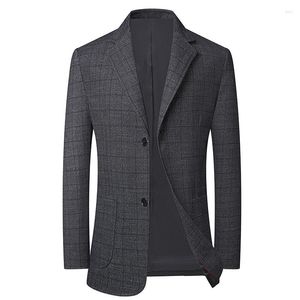 Herrenanzüge Classic Plaid Herren Blazer Slim Fit für Herren Business Formelle Kleidung Hochzeitsanzug Jacken Herrenmode Blazer Jacke