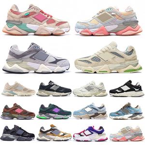 Joe Freshgoods 9060 Homens Mulheres Sapatos Casuais Camurça Designer Penny Cookie Preto Rosa Chá de Bebê vozes Azul Mar Sal Ao Ar Livre 9060R Trail Tênis Tamanho 36-45