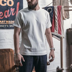 Magliette da uomo Bronson Heavyweight Seamless Tubular TShirt Summer Plain Basic Tee Shirts 230419