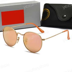 Men Clubmasters Sunglasses Classic raies bans Brand Retro Women Luxury Designer Eyewear Metal Frame Designers Sun Glasses Woman 3447 with Box A1