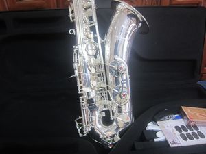 Japão YANAGIS Todos os saxofones tenor prateados T-W020 instrumentos musicais de jazz Sax de alta qualidade Belo tom com bocal Reeds Neck Leather Case