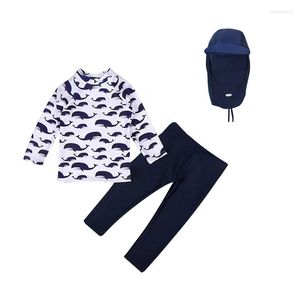 Women's Swimwear Children's Swimsuit Korea 2023 Boy Big Kids Split Long Sleeve Sunscreen Quick Drying