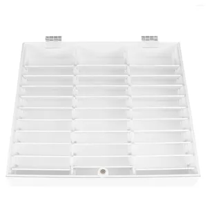 False Nails Jewelry Storage Box Nail Display Stand Organizer Clear Manicure Jewelery Organzer Polish Color Chart Faux Card