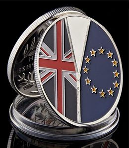 Internationales Abzeichen-Souvenir 2016 UK Brexit Vote Independence versilberte Gedenkmünzen3836410