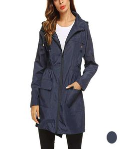 Sportjacke L95 Yoga-Outfits Damenmode Windjacke Sportkleidung Damen Herbst Winter Schlanker Reißverschluss langer Kapuzenmantel5705049