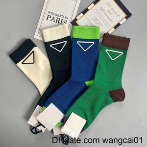 Wangcai01men's Socks Mens Sock Luksusowy projektant bawełniany skarpetki załogi dla kobiet