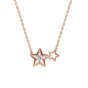 2023 New K Gold Jewelryはグローバルディストリビューターを探していますReal Gold Star Diamond Necklaceは顧客OEMカスタマイズを受け入れます