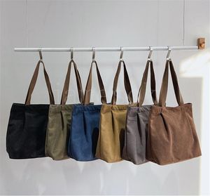 Modern Simple Solid Canvas Women's Shoulder Bag Travel Shopping Student Shoulder Bag df185