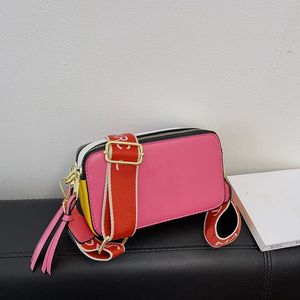 designerväska snapshot crossbody väska zippy myntväska axelväskor för kvinnor dubbel dragkedja mini shoppingväskor multi pochette colorblock kamera VÄSKA handväska