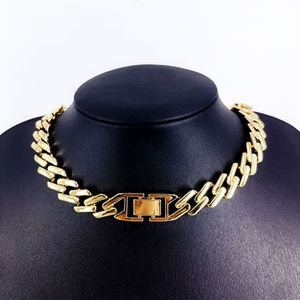 Halskette für Herren Kette Cuban Link Goldketten Iced Out Schmuck Armband 12mm Diamant glatte Oberfläche minimalistisch HipHop für Männer und Frauen