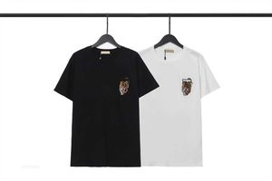 2023 T-shirt Planner Summer Casual Andas Tiger trycker högsta kvalitet manlig och kvinnlig t-shirt 8R66