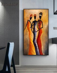 Печать на холсте Портрет африканской женщины Картина маслом Скандинавские постеры и принты Настенные картины на холсте для декора гостиной5423020