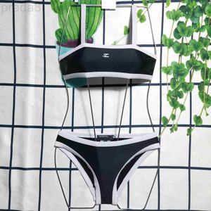 Kvinnors plus storlek badkläder designer baddräkt kvinnors solida färg split Suspender bikini sexig mode baddräkt vallgrav