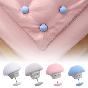 Bag Clips 4 6pcs Covers Fastener Holder Mushroom Quilt Stand Blanket Slip resistant Nordic for Bed Sheet Clothes Pegs 230418