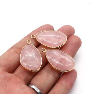 Pendant Necklaces Natural Stone Irregular Drop-shaped Agate Amethyst 21-35mm Make Fashionable And Elegant Jewelry DIY Necklace Earrings