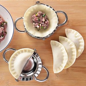 Stainless Steel Dumpling Making Mould Perfect Portions Scale Kitchen Utensil Gadget Accessories DIY Pastry Tools Shaper Mould Kitchen Cooking Supplies