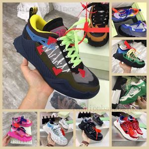 With Box Designer Fashion Mens and Women Running Sport office whiteness Shoes Arrow sharp corner bottom stitching color arrow breathable off high platform Sneakers