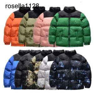 23ss Men down parka long sleeve hooded puffer Jacket fashion brand Outerwear Causal mens printing Thick warm womens Down jacket