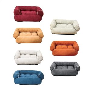 kennels pens Dog Puppy Bed Non Slip Base Detachable Cushion Sofa for Small to Medium Pets Creative Pet Cute Nest 231118