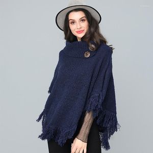 Scarves Mingjiebihuo Fashion Warm And Comfortable Scarf Thick Autumn Winter Tassel Wild Slim Outdoor Holiday Irregular Poncho