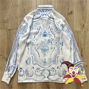 Camisas casuais masculinas de manga comprida Cisan Casablanca Camise