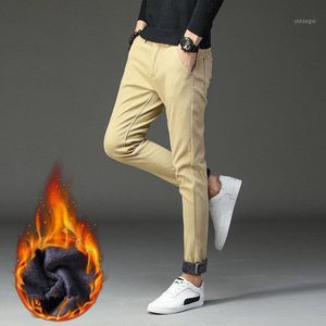 Мужские брюки мужские осенние зима густой с теплы