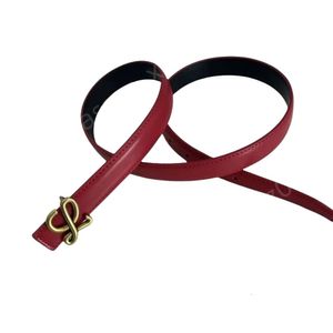 Lowee Belt Designer Top Quality Classic Solid Color Letter Belts For Women Luxury Fashion Belt Vintage Needle Buckle 18 Färger Storlek 100-110 cm