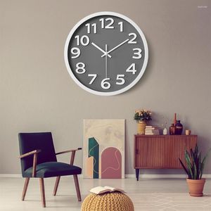Wall Clocks Clock Battery Operated Silent Clear Print Decorative Large Number Accurate Time Home Office School Digital