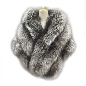 Frauen Pelz Faux JANEFUR Echt Schal Poncho Frauen 2023 Luxus Elegante Hochzeit Braut Formale Party Warme Winter Natürliche Cape Mantel 231118