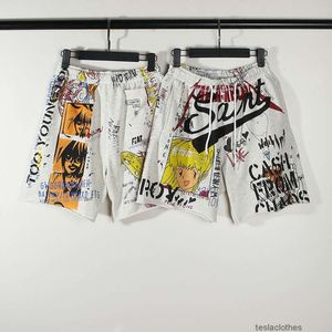 Designer Freizeithose Streetwear Joggerhose Jogginghose High Street Saint Michael Cartoon Graffiti Lose lässige Shorts Hose